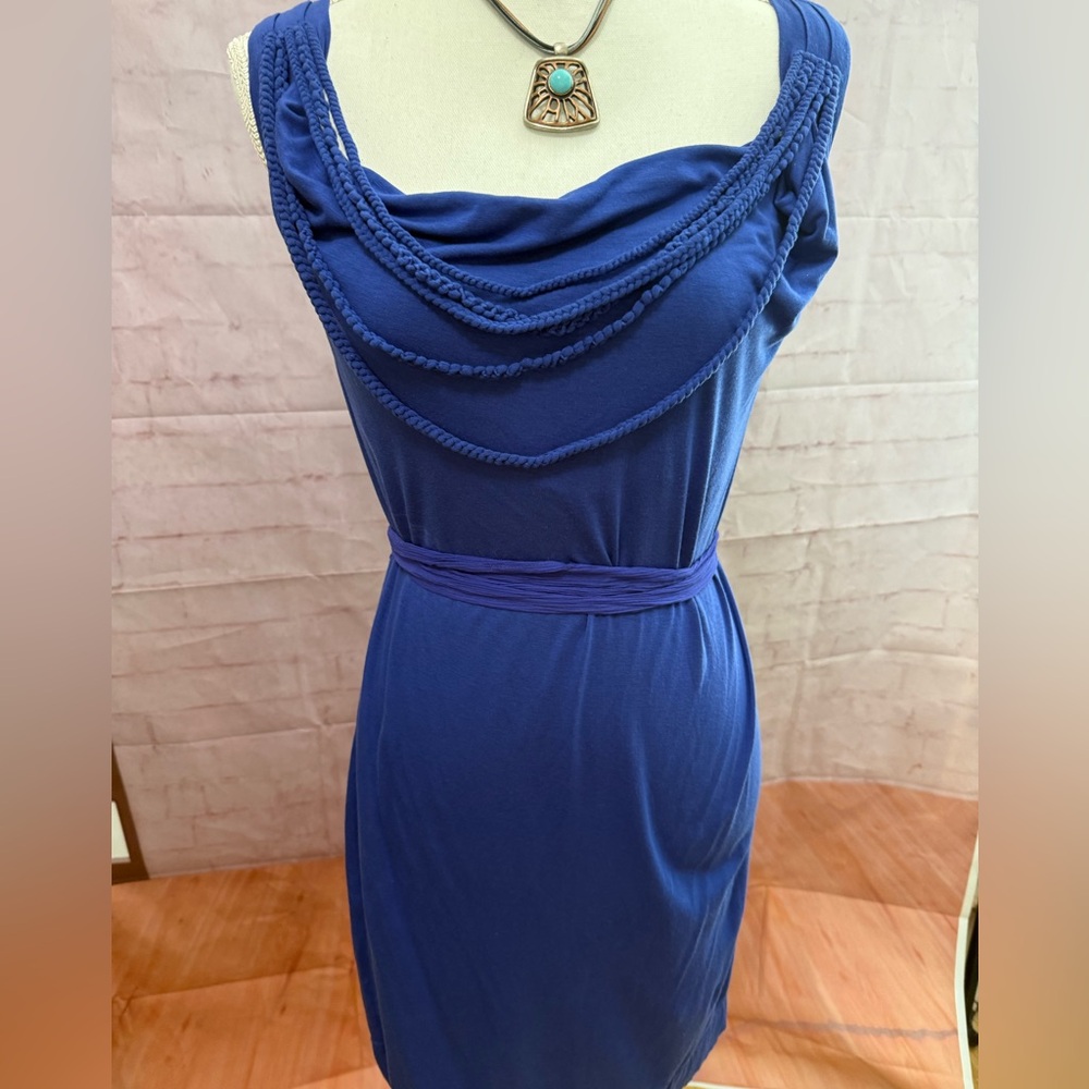 Free People Royal Blue Draped Dress